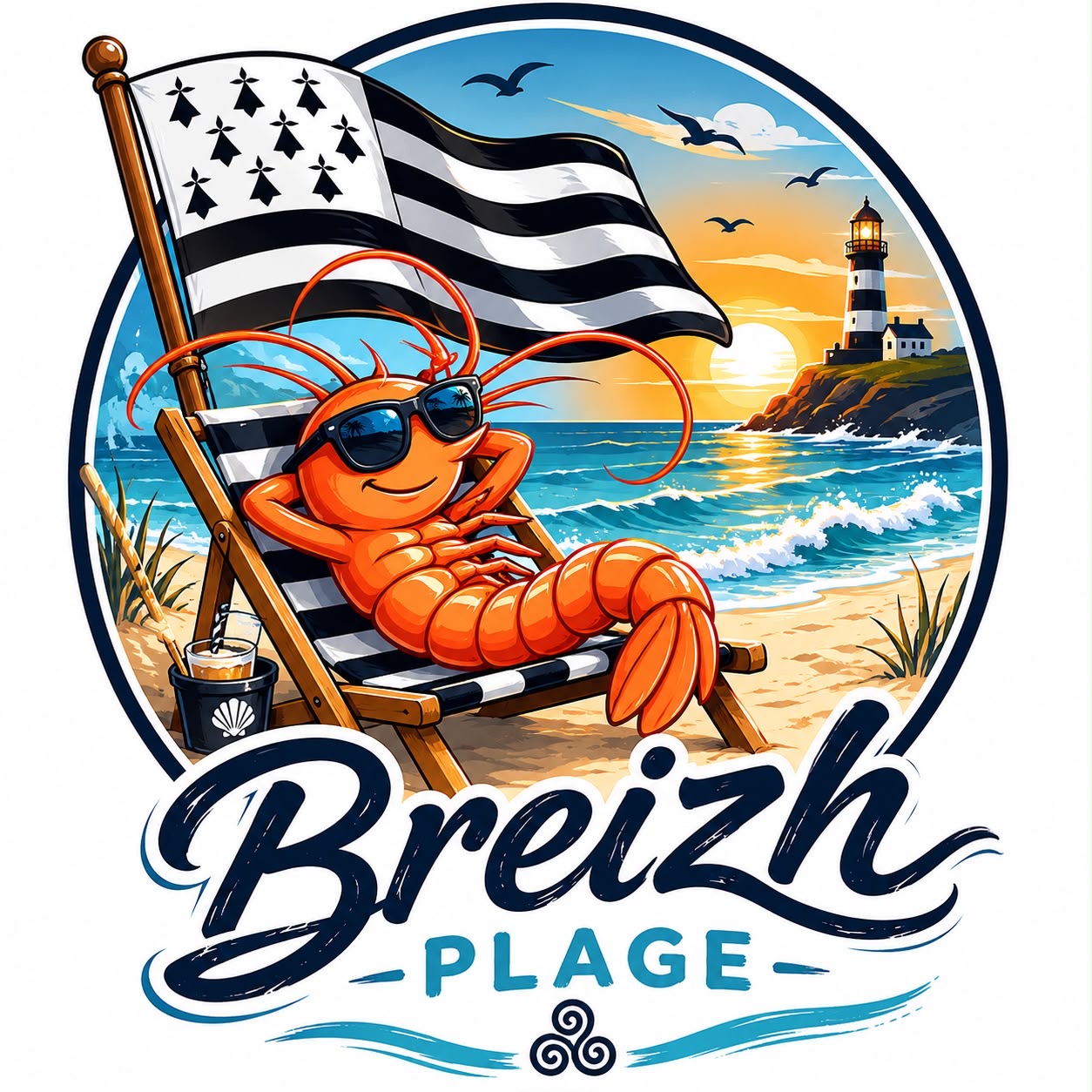 Logo de l’application Breizh Plage
